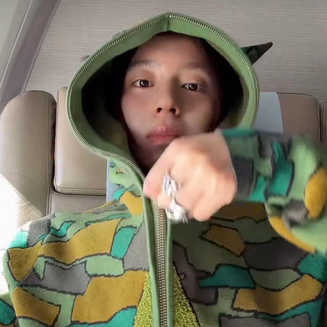 廃盤Heaven by Marc Jacobs 迷彩柄パーカー　XG JURIN