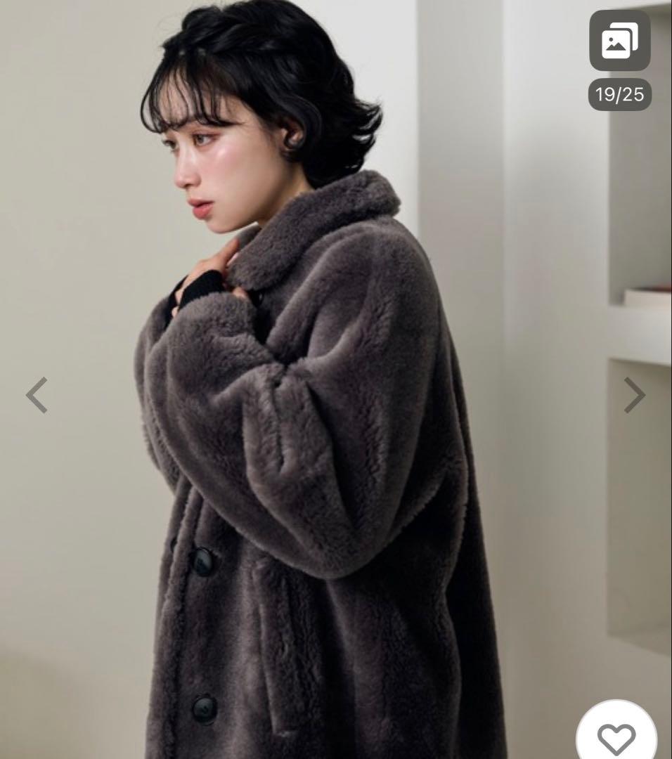 新品　コート アウター B3 boa jacket ボア　フェイクファー