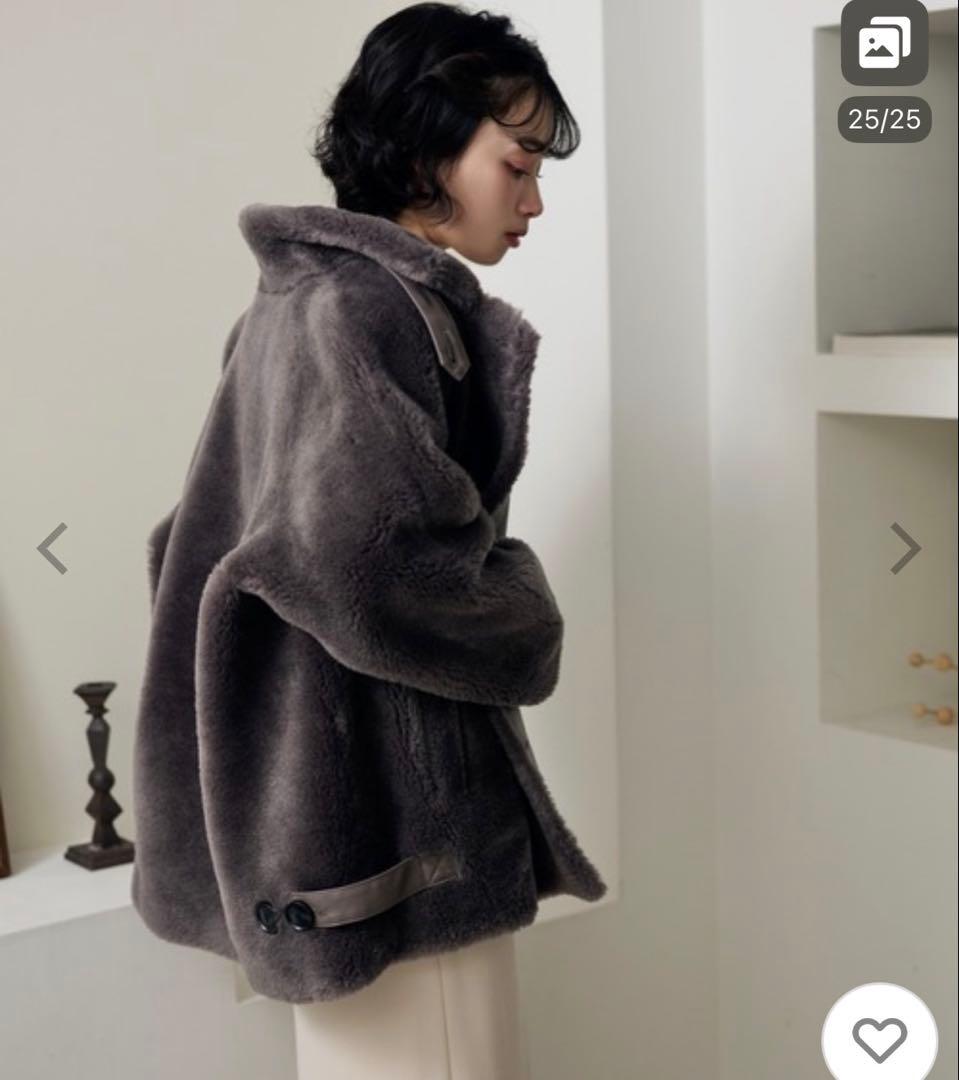 新品　コート アウター B3 boa jacket ボア　フェイクファー