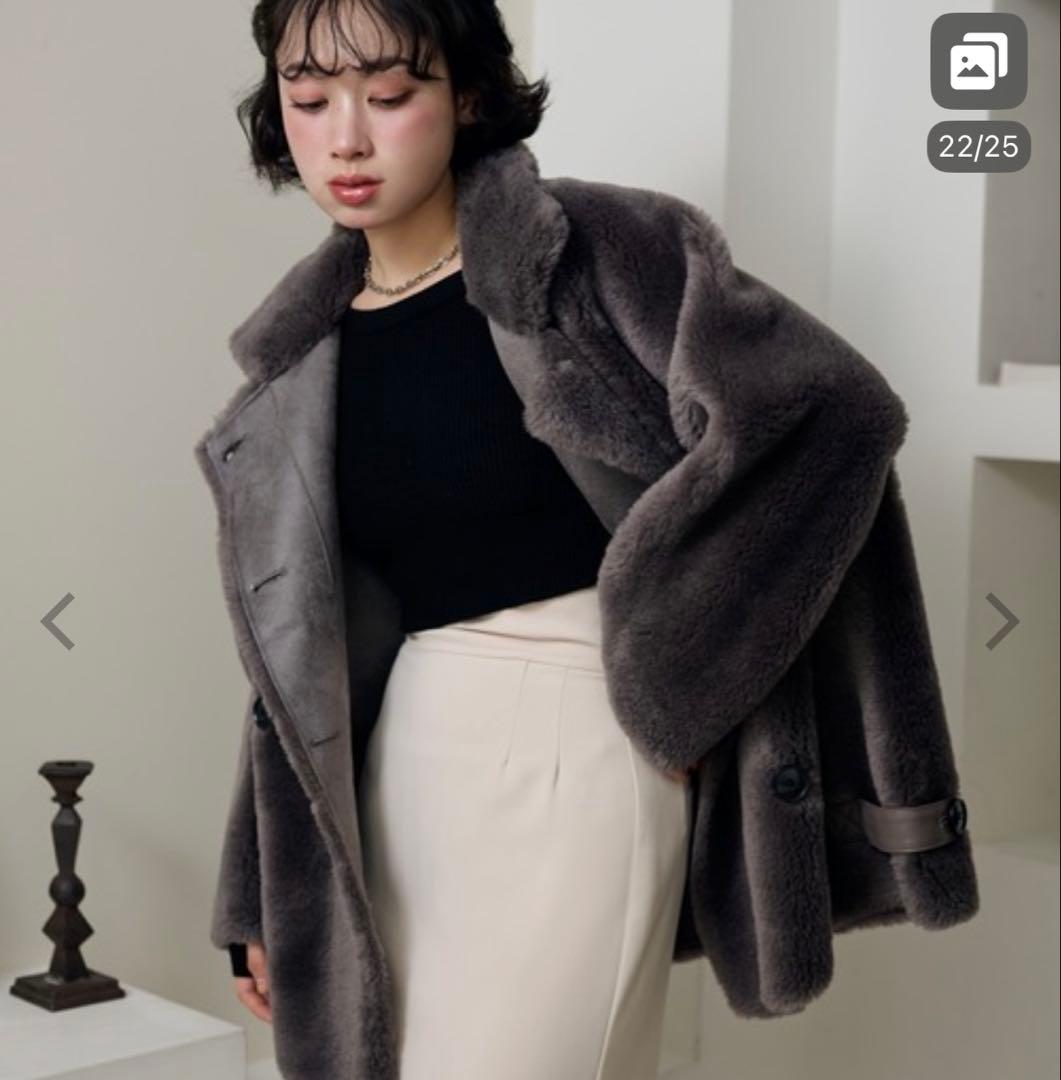 新品　コート アウター B3 boa jacket ボア　フェイクファー