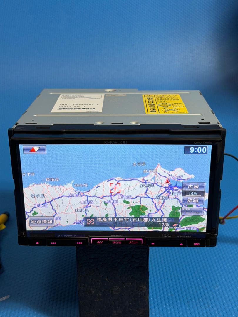地図データ2012年 ケンウッド MDV-L500 メモリーナビ カーナビ
