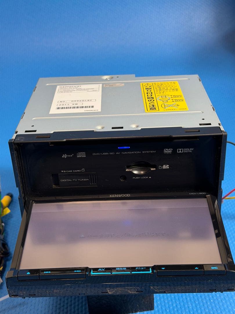 地図データ2012年 ケンウッド MDV-L500 メモリーナビ カーナビ