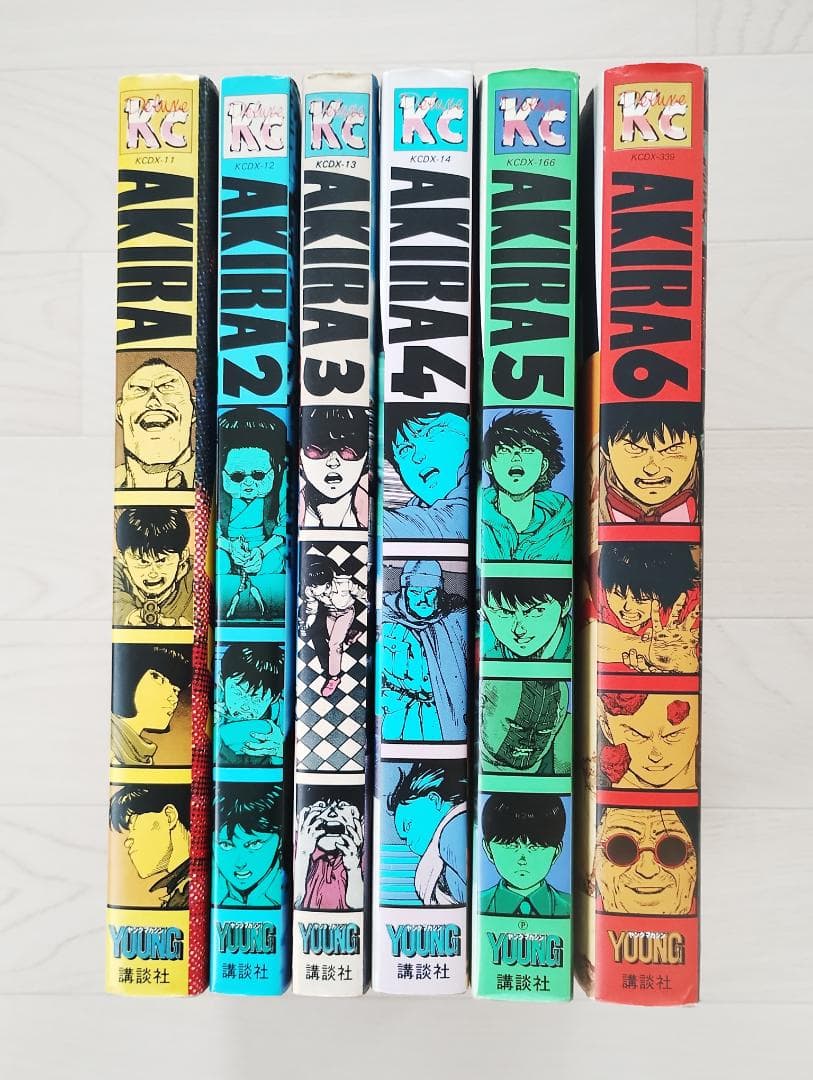 【初版】AKIRA アキラ 全6巻 漫画 コミック 大友克洋 講談社 ヤンマガ