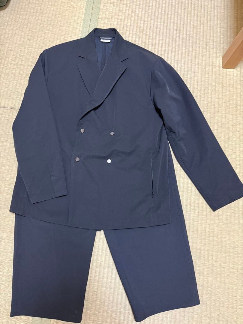 ニューバランス　MET24 ダブル　ジャケット　パンツ　L ブラック　スーツ