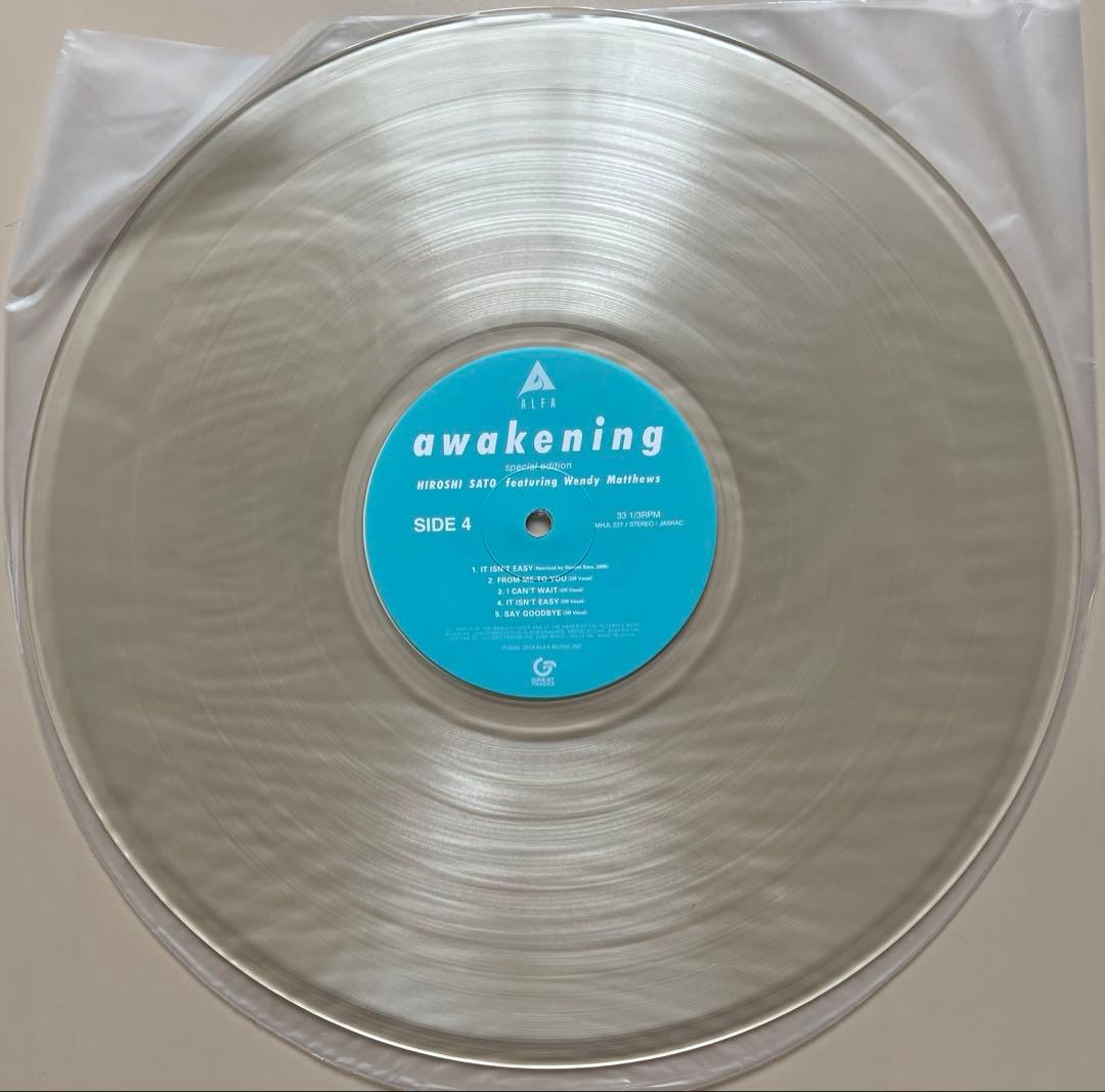 佐藤博　レコード 「Awakening = アウェイクニング」 (2枚組)