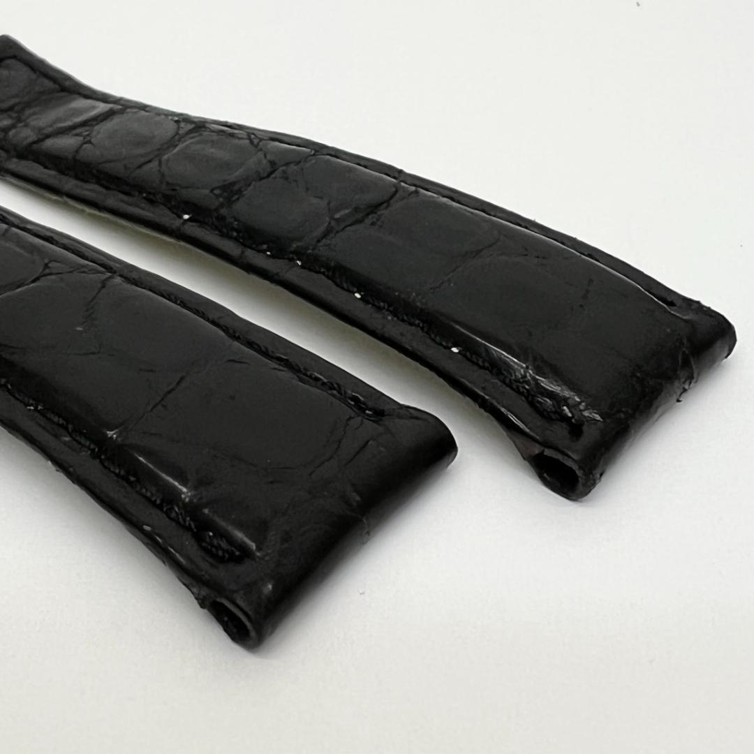 Rolex ロレックス レザー 替えベルト 黒 ブラック 0081242