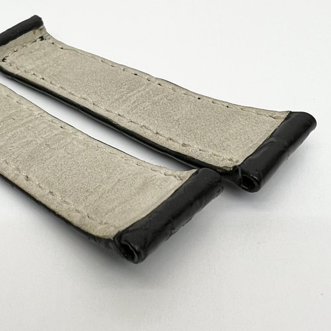 Rolex ロレックス レザー 替えベルト 黒 ブラック 0081242