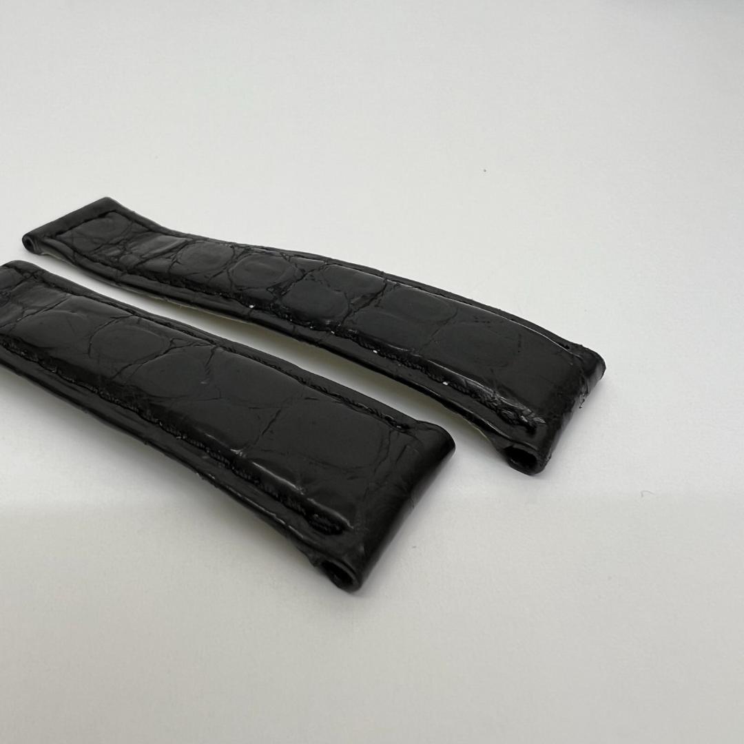 Rolex ロレックス レザー 替えベルト 黒 ブラック 0081242