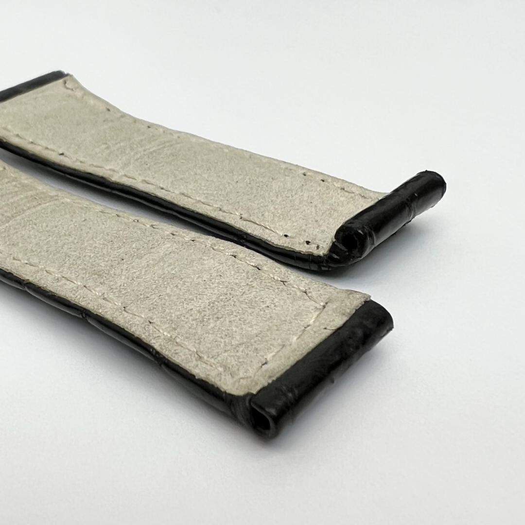 Rolex ロレックス レザー 替えベルト 黒 ブラック 0081242