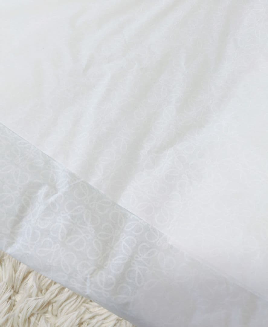 LOEWE ロエベ マフラー ウール×カシミヤ バイカラー