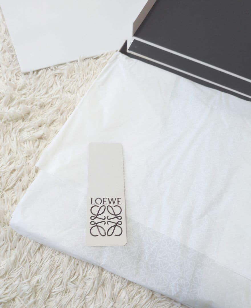 LOEWE ロエベ マフラー ウール×カシミヤ バイカラー