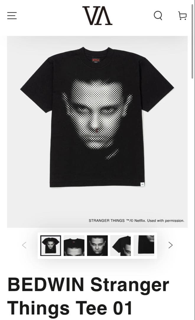 Stranger Things BEDWIN Tee 01 Mサイズ