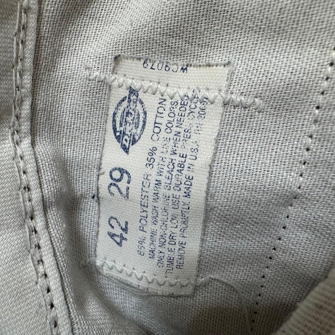 dickies チビタグ　USA製　874 ダークブラウン　W42 L29