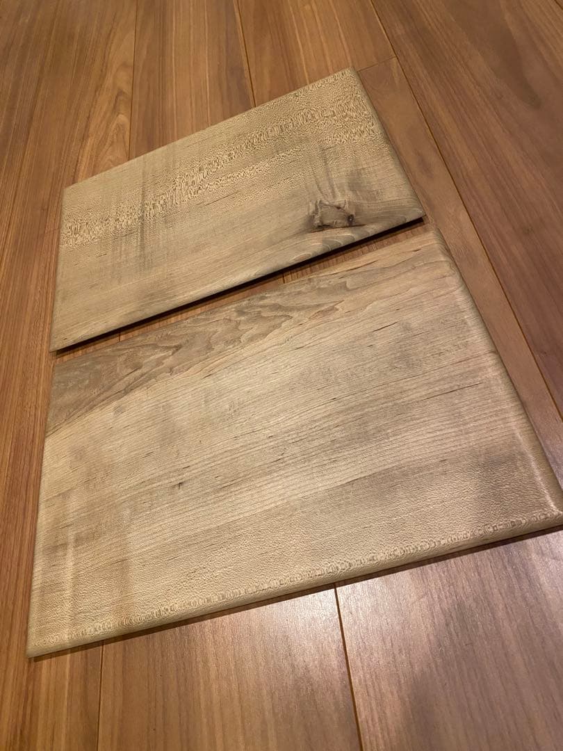 木製プレート　トレー　作家もの　２枚セット