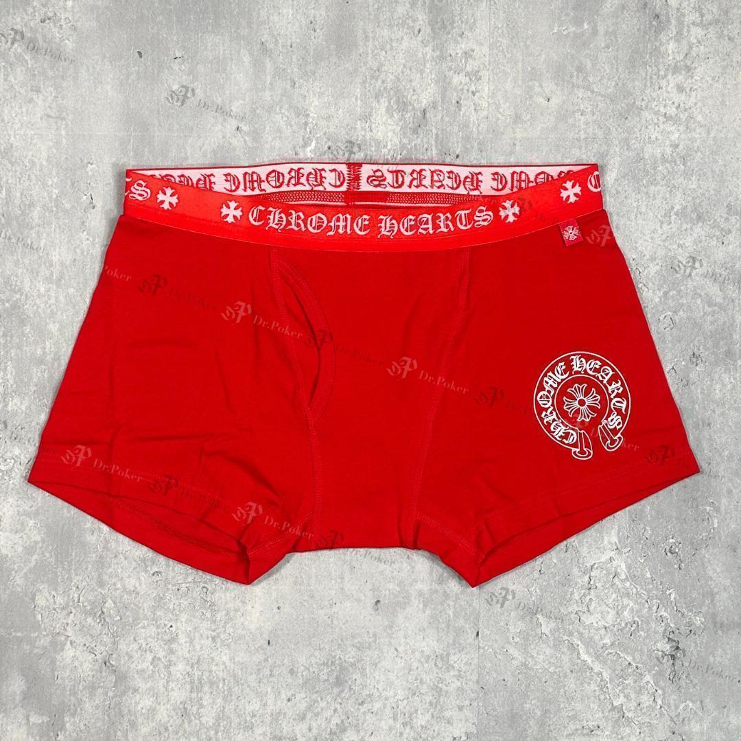 【新品】 Chrome Hearts ショート ボクサー ブリーフ レッド S