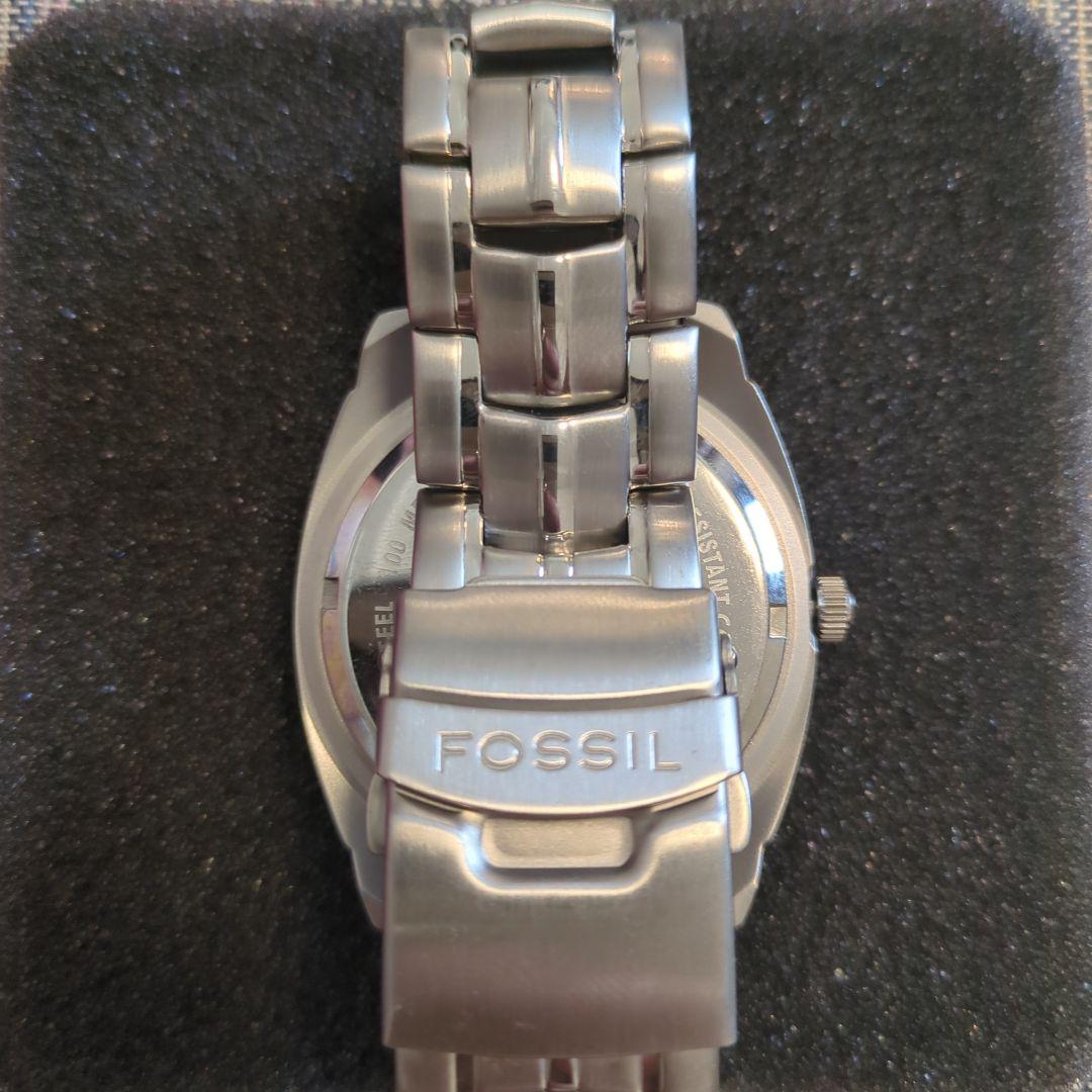 FOSSIL blue BQ9162 シルバー腕時計