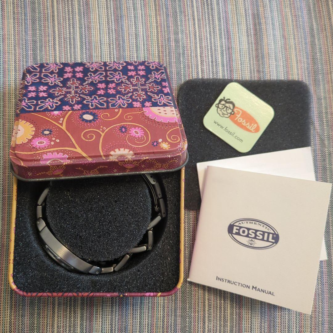 FOSSIL blue BQ9162 シルバー腕時計