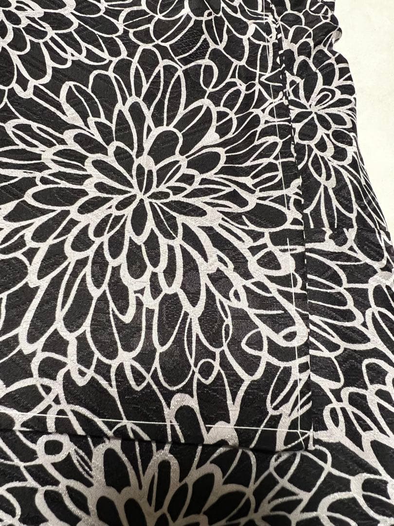 正絹花柄 無双長襦袢　未使用