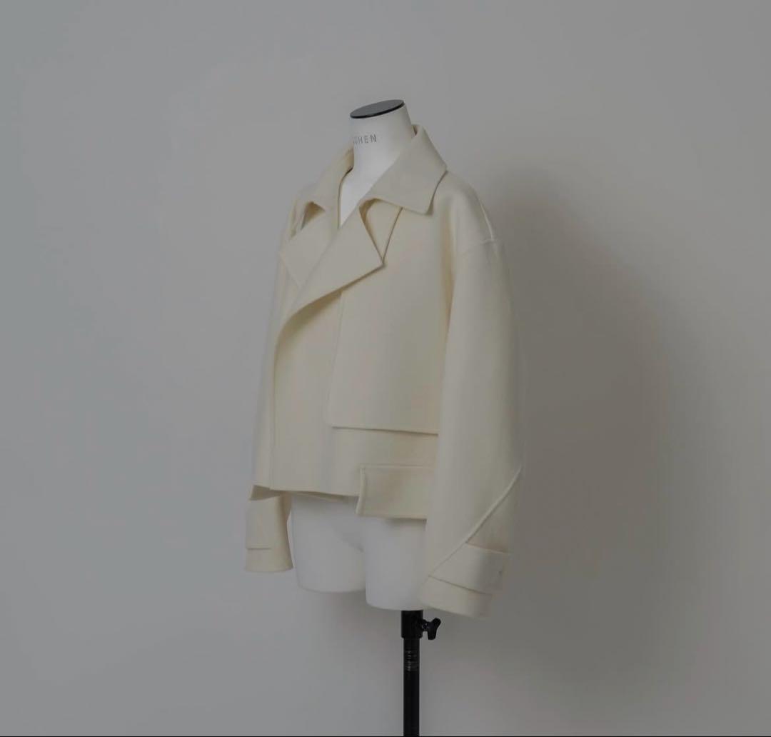 LOHEN ショートトレンチリバーコート　伊勢丹新宿限定ライトグレー