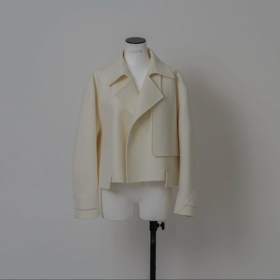 LOHEN ショートトレンチリバーコート　伊勢丹新宿限定ライトグレー