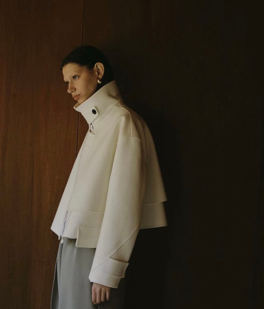 LOHEN ショートトレンチリバーコート　伊勢丹新宿限定ライトグレー