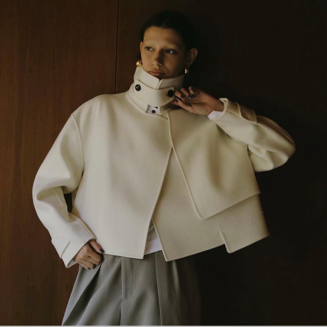 LOHEN ショートトレンチリバーコート　伊勢丹新宿限定ライトグレー