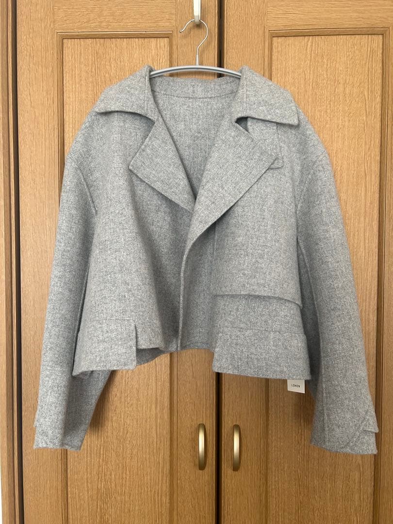 LOHEN ショートトレンチリバーコート　伊勢丹新宿限定ライトグレー