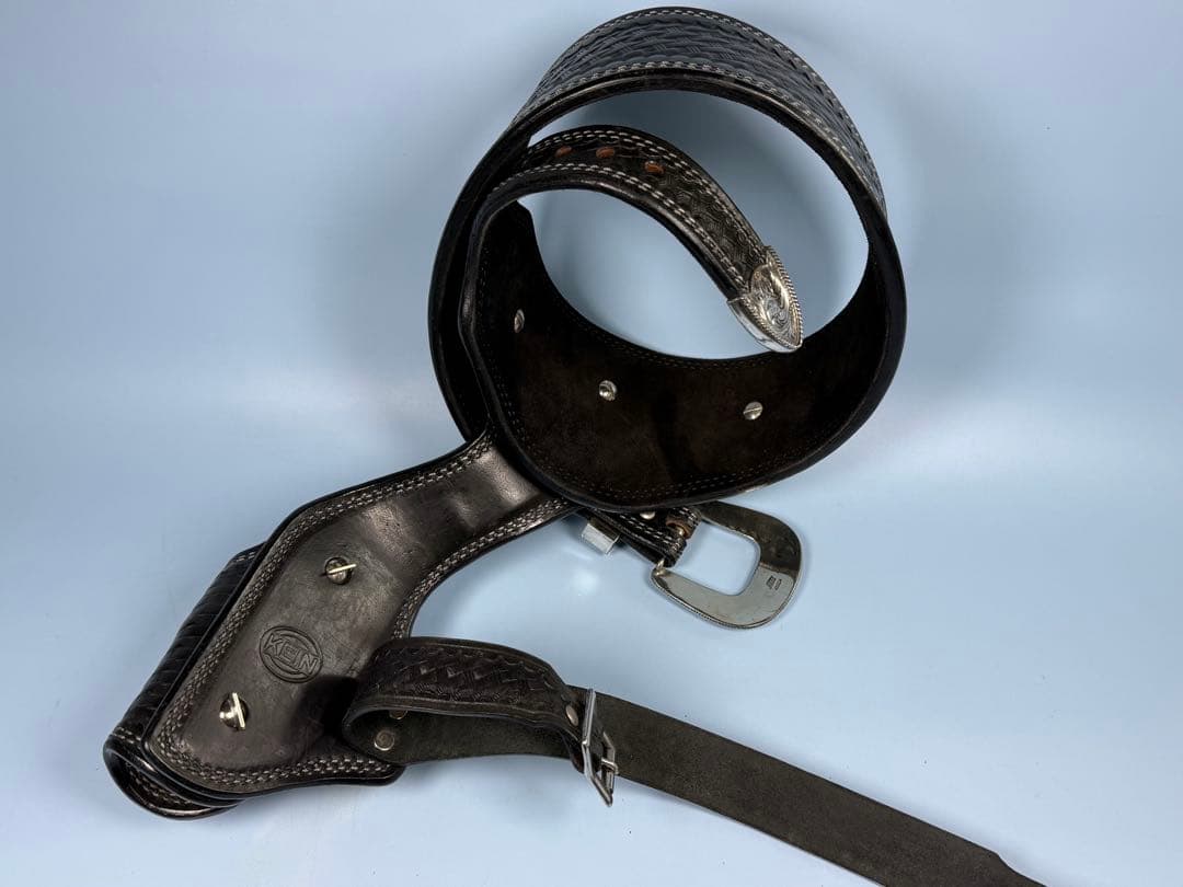 KEIN製SAAファストドロー専用リグ、ツーハンド用（ブラック）