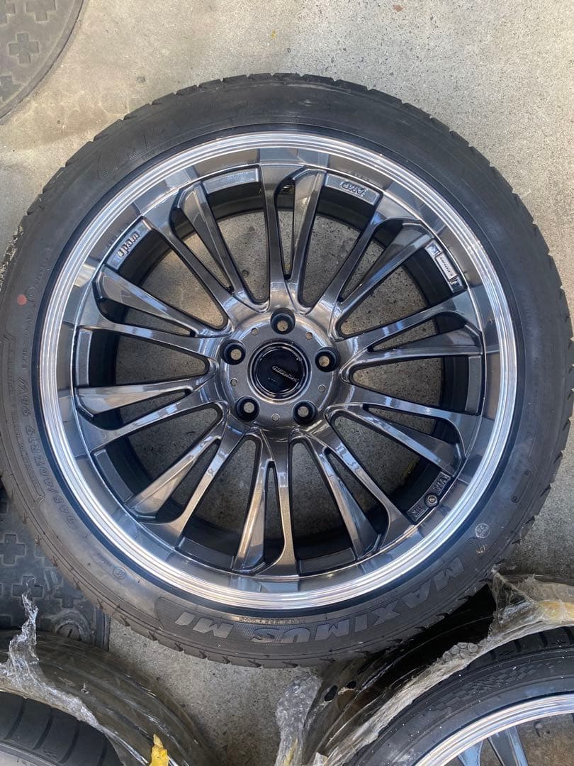 ① ken.kenレオニス　19、20ガンメタホイール　バリ山＋新品タイヤ