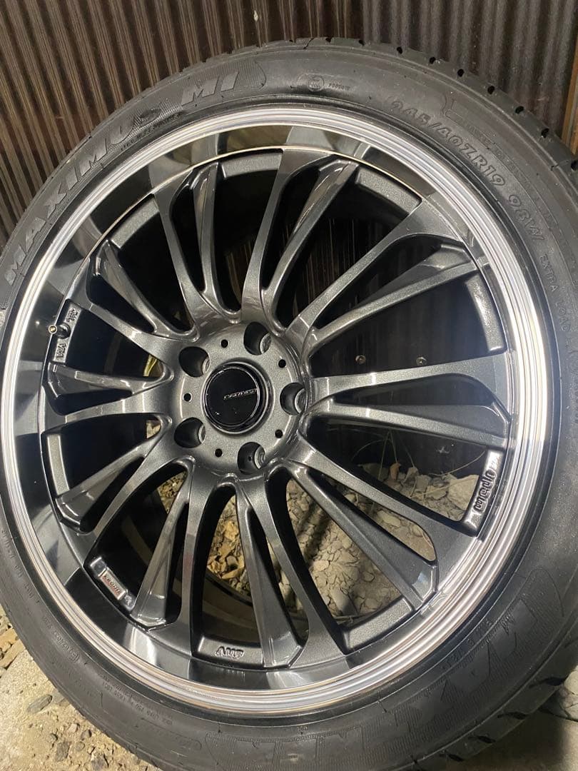 ① ken.kenレオニス　19、20ガンメタホイール　バリ山＋新品タイヤ