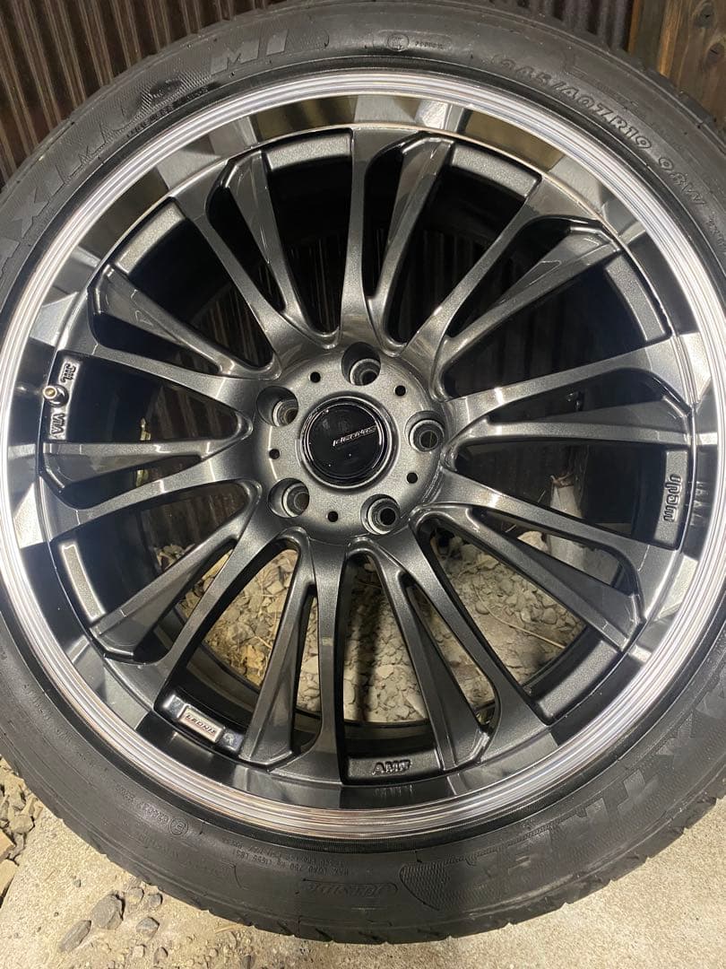 ① ken.kenレオニス　19、20ガンメタホイール　バリ山＋新品タイヤ