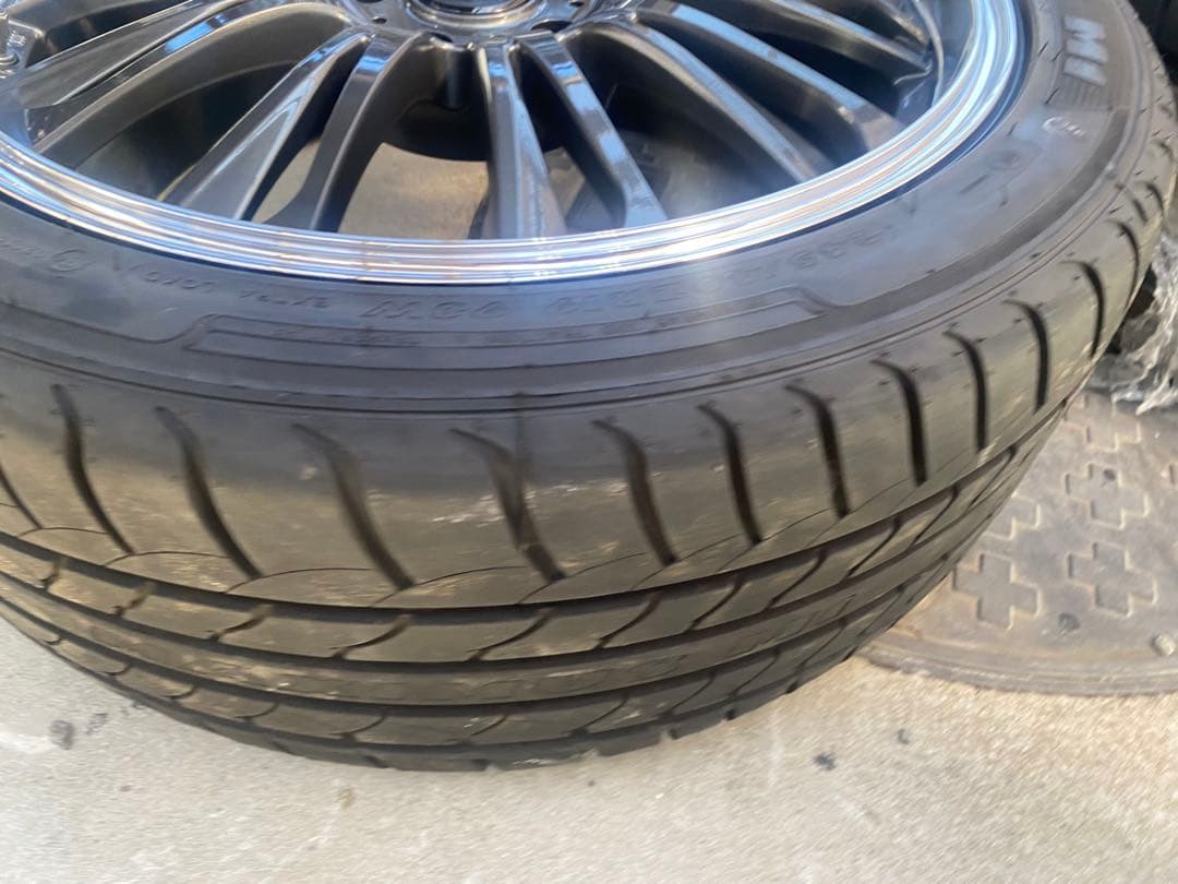 ① ken.kenレオニス　19、20ガンメタホイール　バリ山＋新品タイヤ