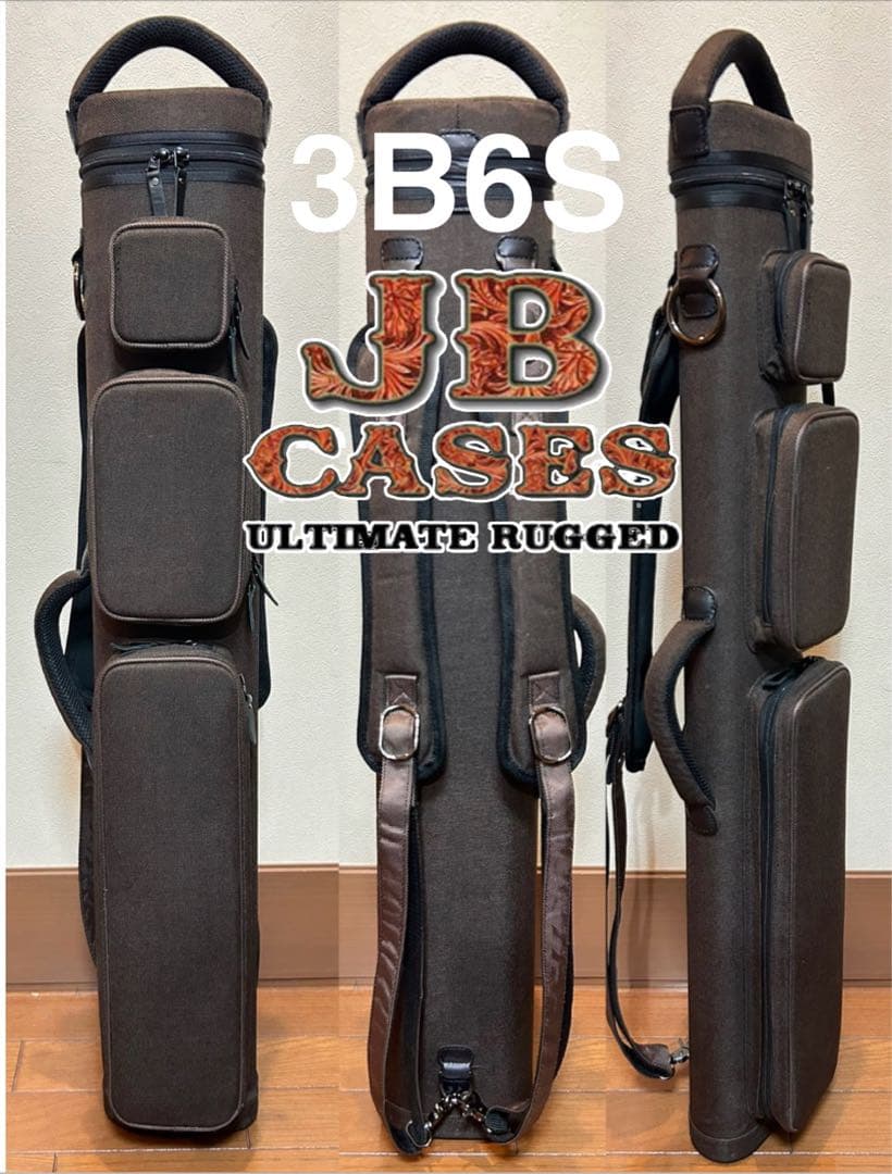 3B6S JB（ジョン・バートン）ナイロン ツイード調/ ダークブラウン