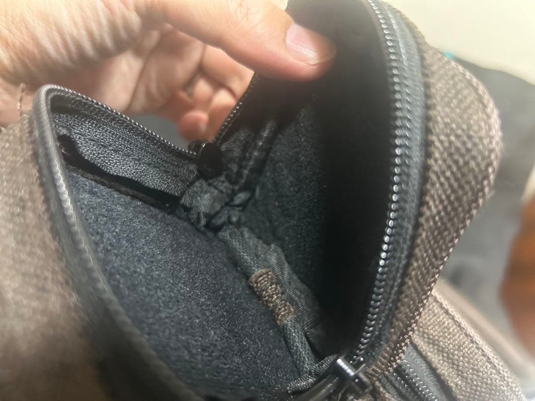 3B6S JB（ジョン・バートン）ナイロン ツイード調/ ダークブラウン