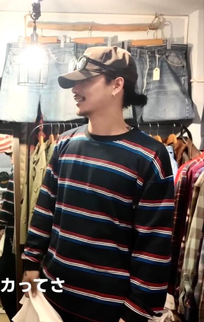 CALEE キャリー HARLEY BORDER L/S CS 25AW 山田蓮