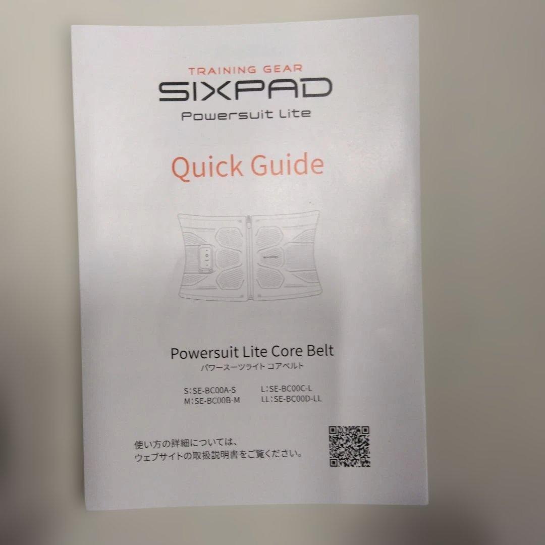 SIXPAD バワースーツライトコアベルト 　Mサイズ コントローラー付