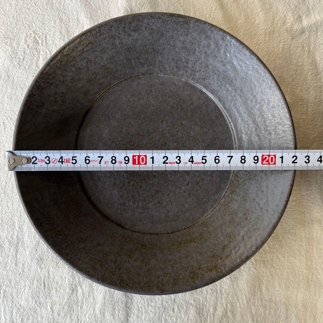 一柳京子さん　７寸強　プレート２客セット