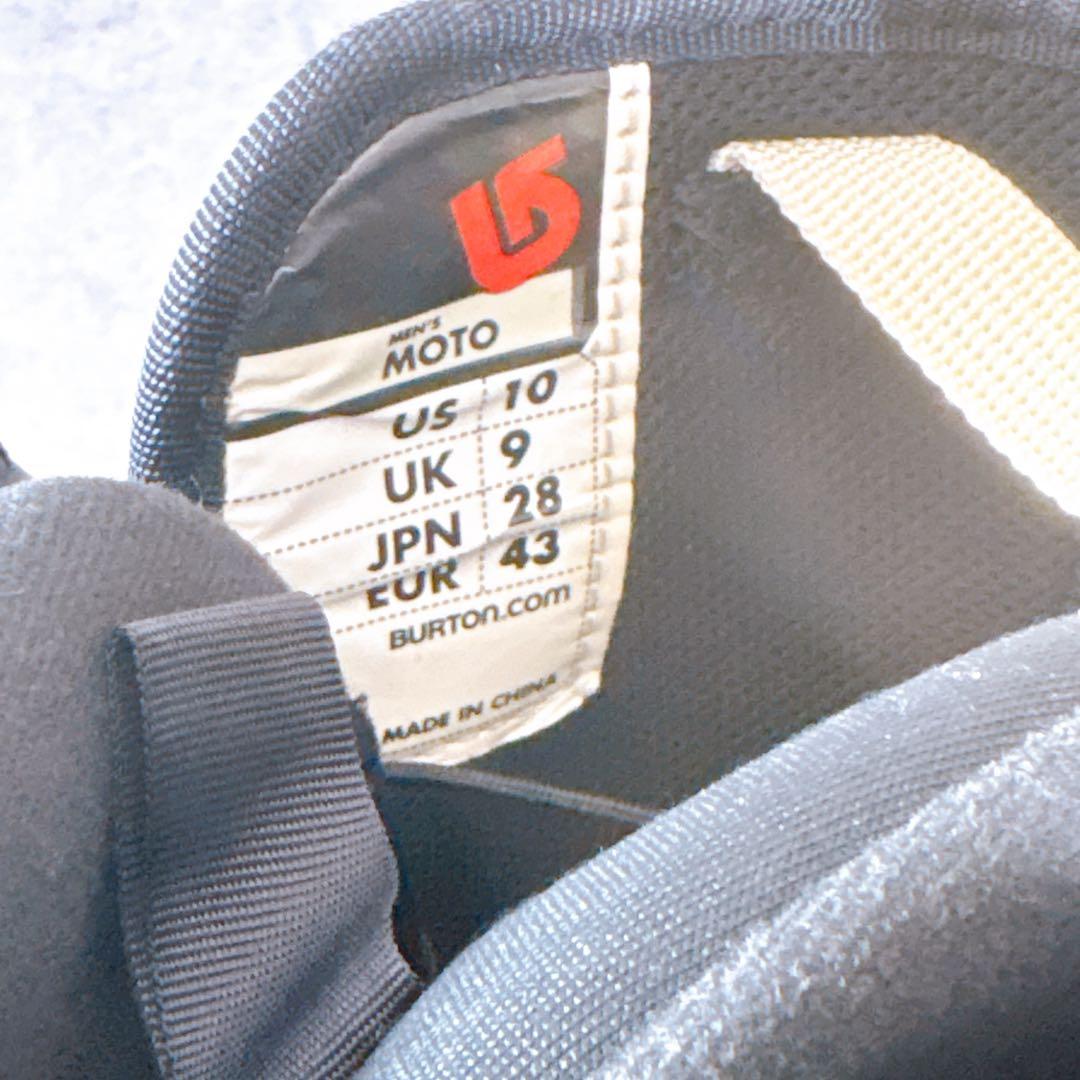 BURTONバートン　MOTO 28センチ　クイックレース　スノーボードブーツ