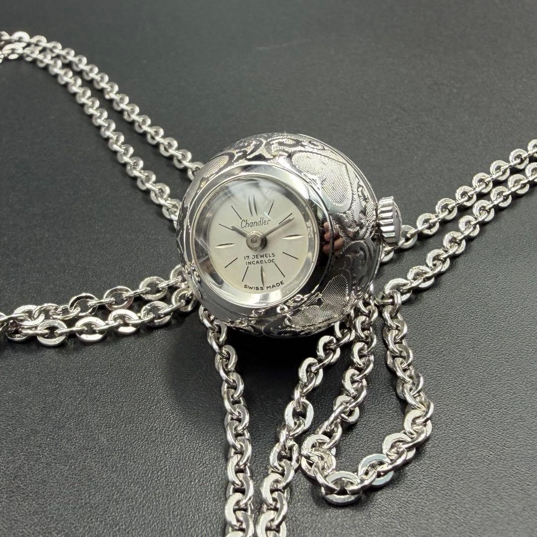 Chandler / チャンドラー レディース 手巻き ペンダントウォッチ