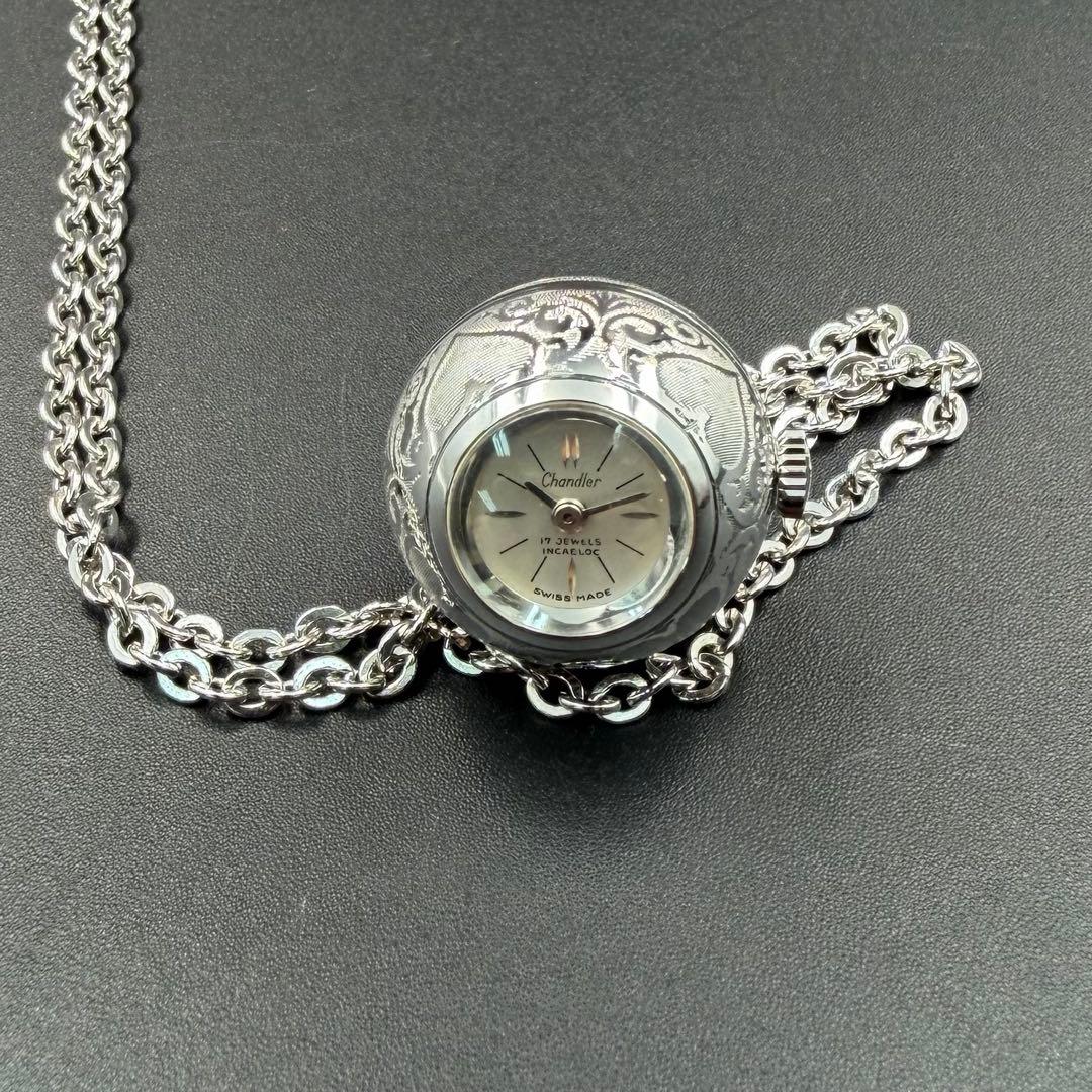 Chandler / チャンドラー レディース 手巻き ペンダントウォッチ