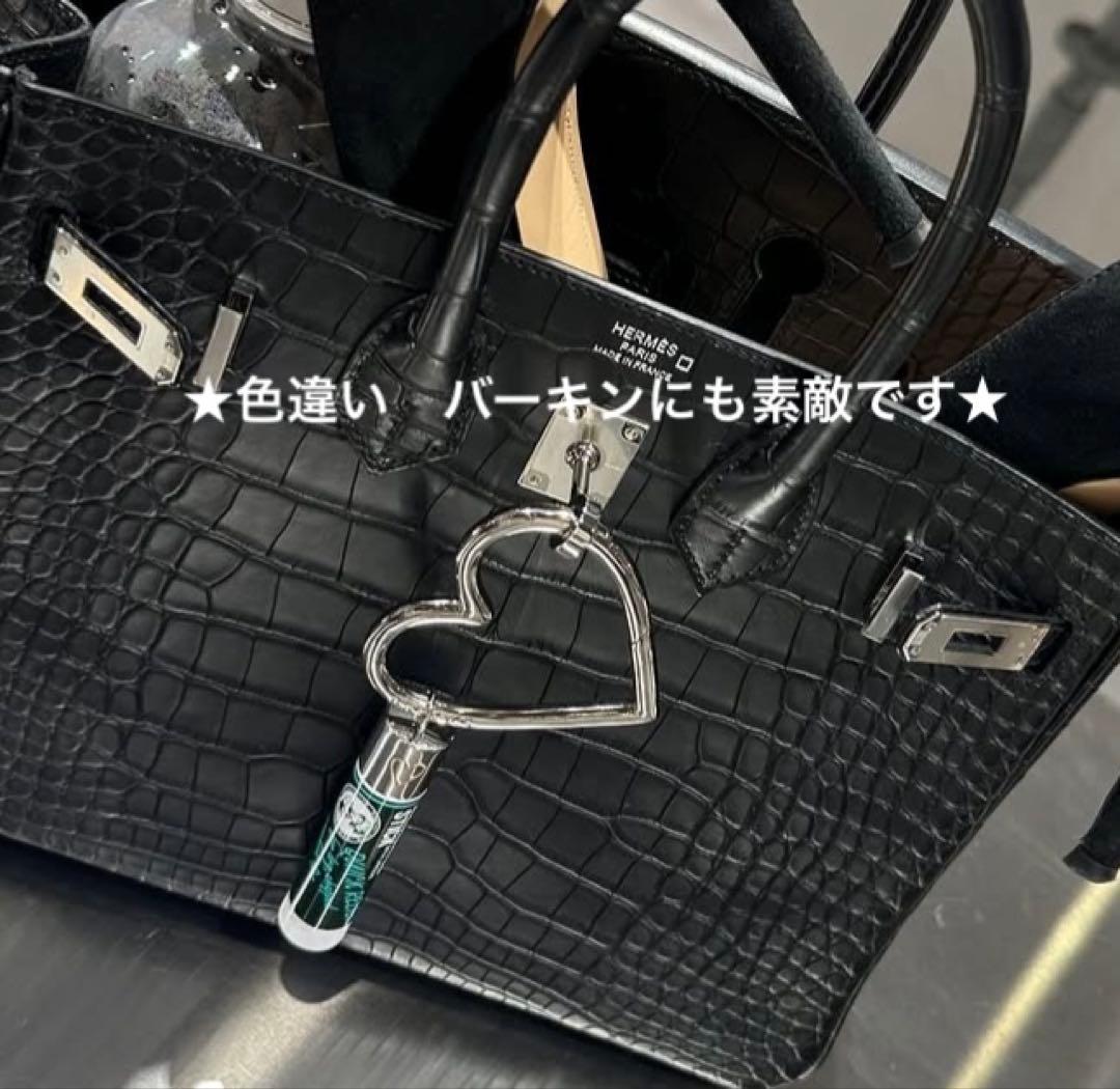 【新品】BASICS GOLD PLATING HEART CARABINER