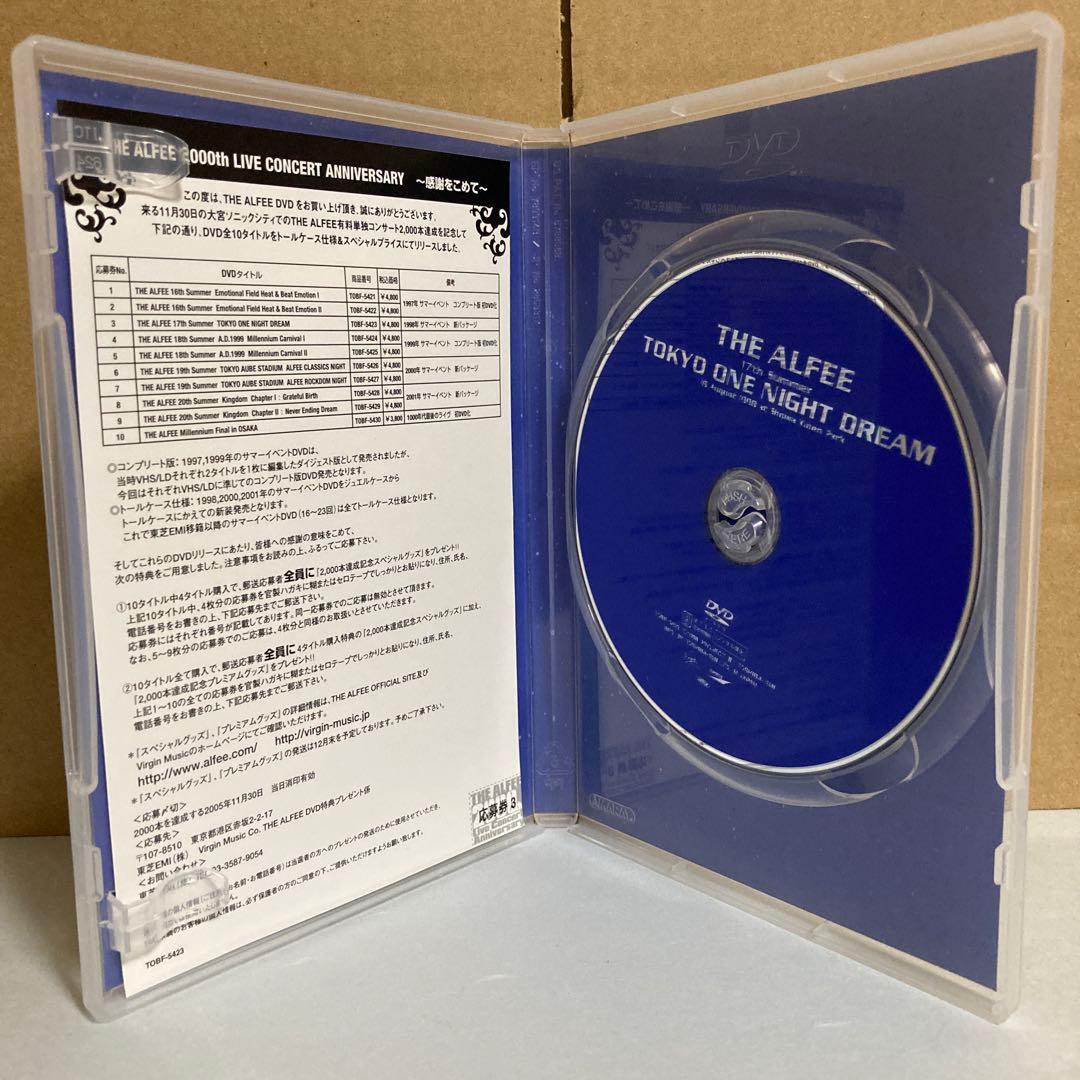 ミュージック THE ALFEE TOKYO ONE NIGHT DREAM 1998