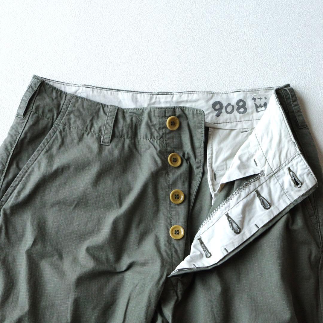 5163【美品】45R リップストップの908チーゴパンツ カーゴパンツ S