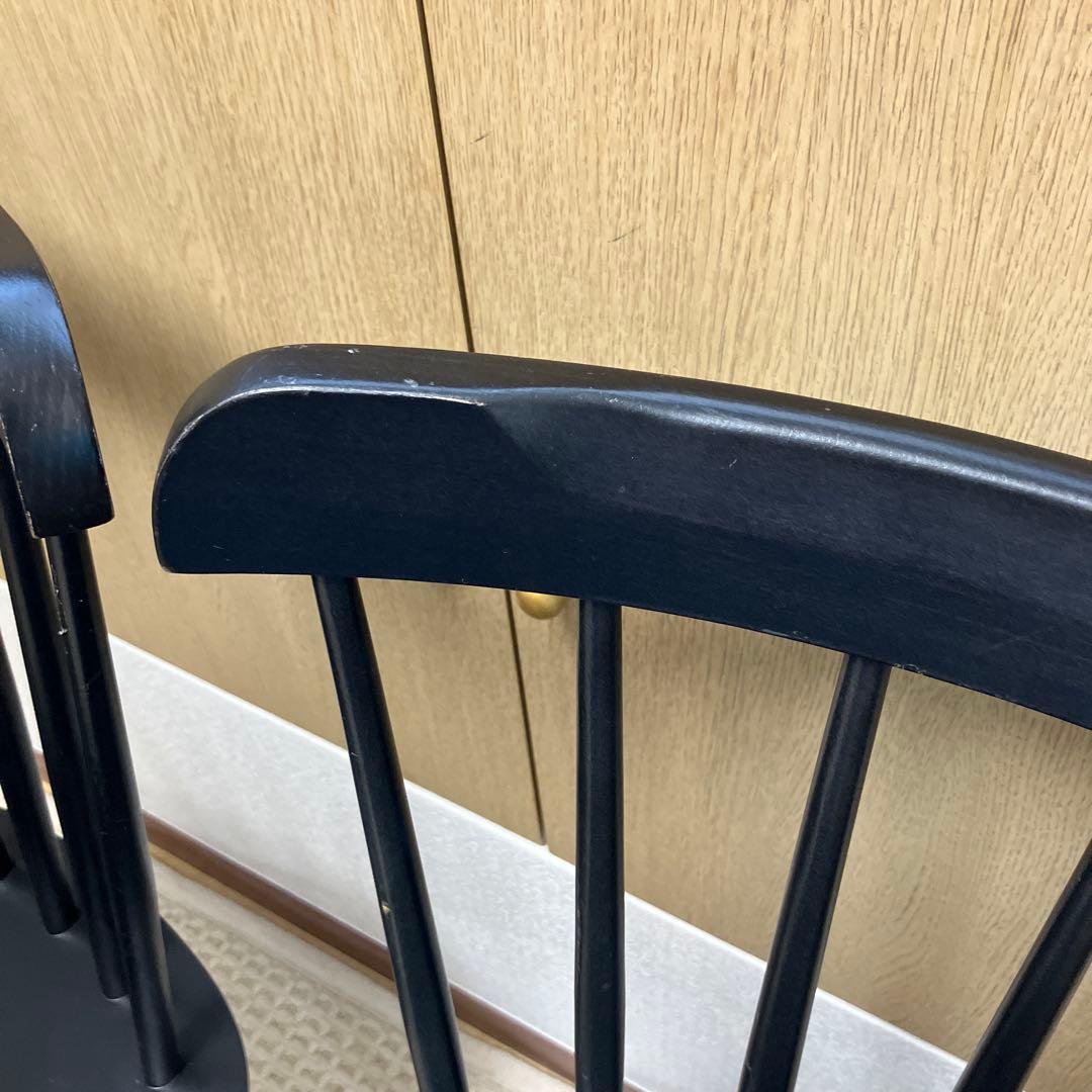 TON トーネット ウィンザーチェア 黒　ブラック　2脚セット