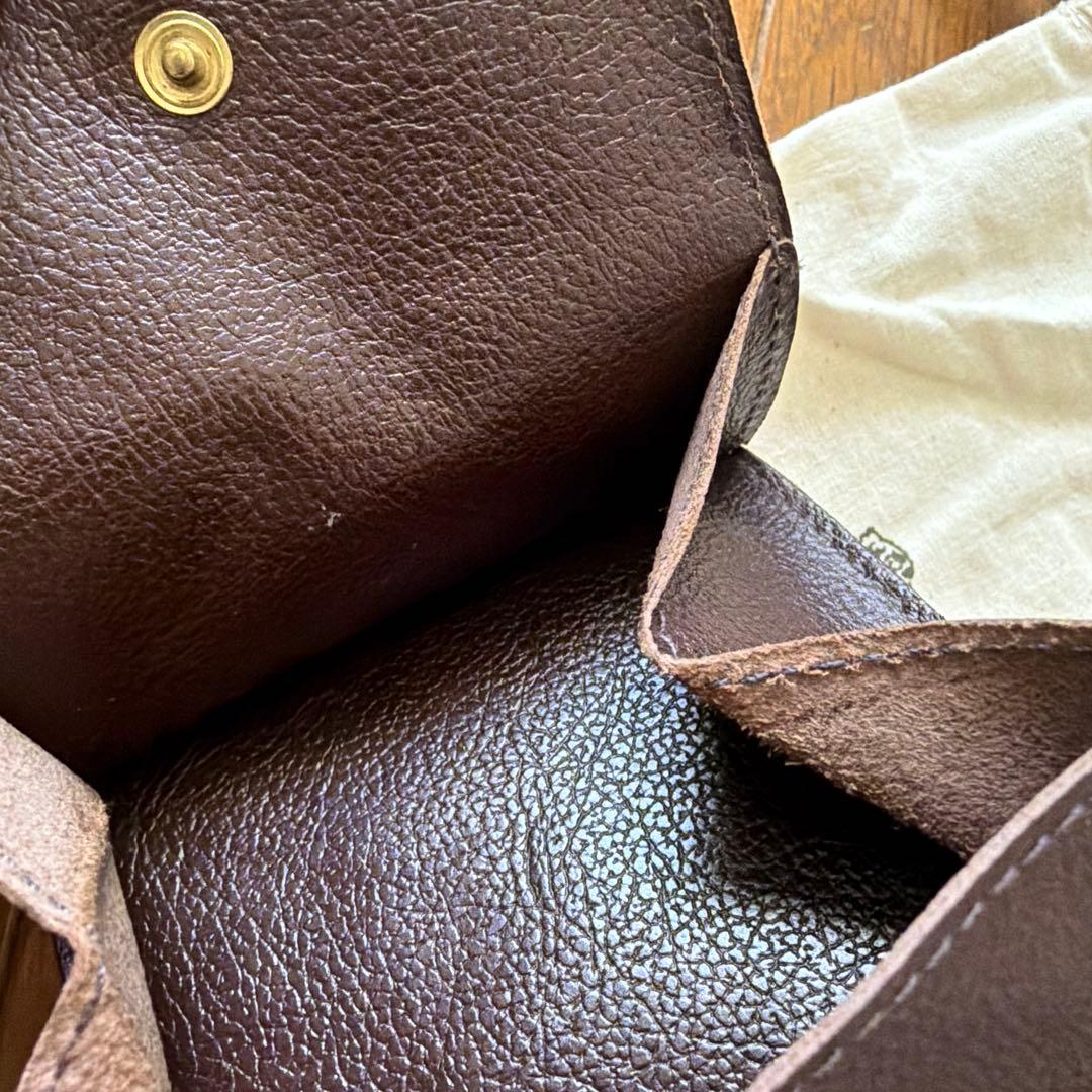 IL BISONTE 二つ折り財布 ダークブラウン