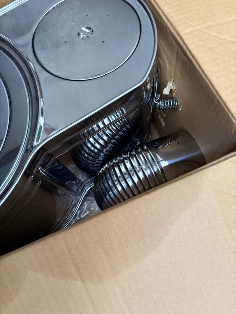 ステンレス製 時計型薪ストーブセット ASS-60新品未使用　日本製