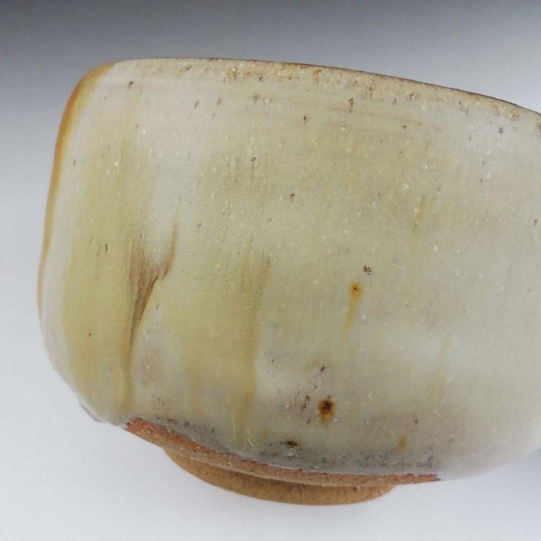 Ｔ９１３　茶碗　『高取　掛分茶碗』『十三代　高取八仙 造』　共箱　抹茶碗　茶道具