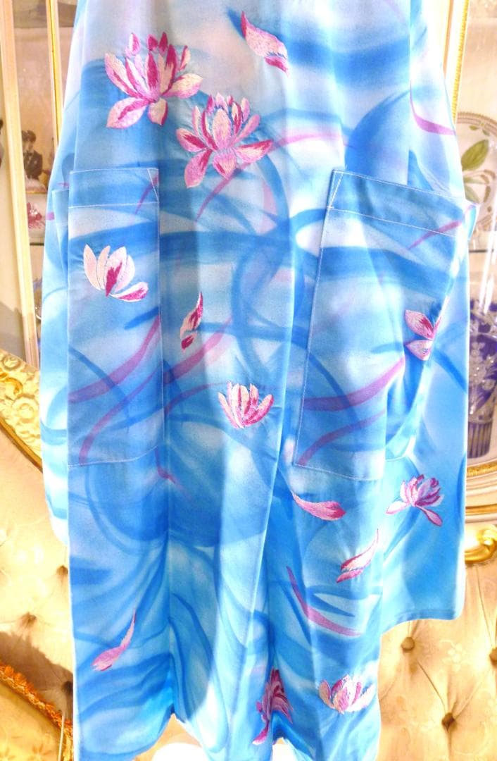 希少【JAA】ハワイ便ブルーカラーキャビンアテンダント社員専用エプロン（非売品）