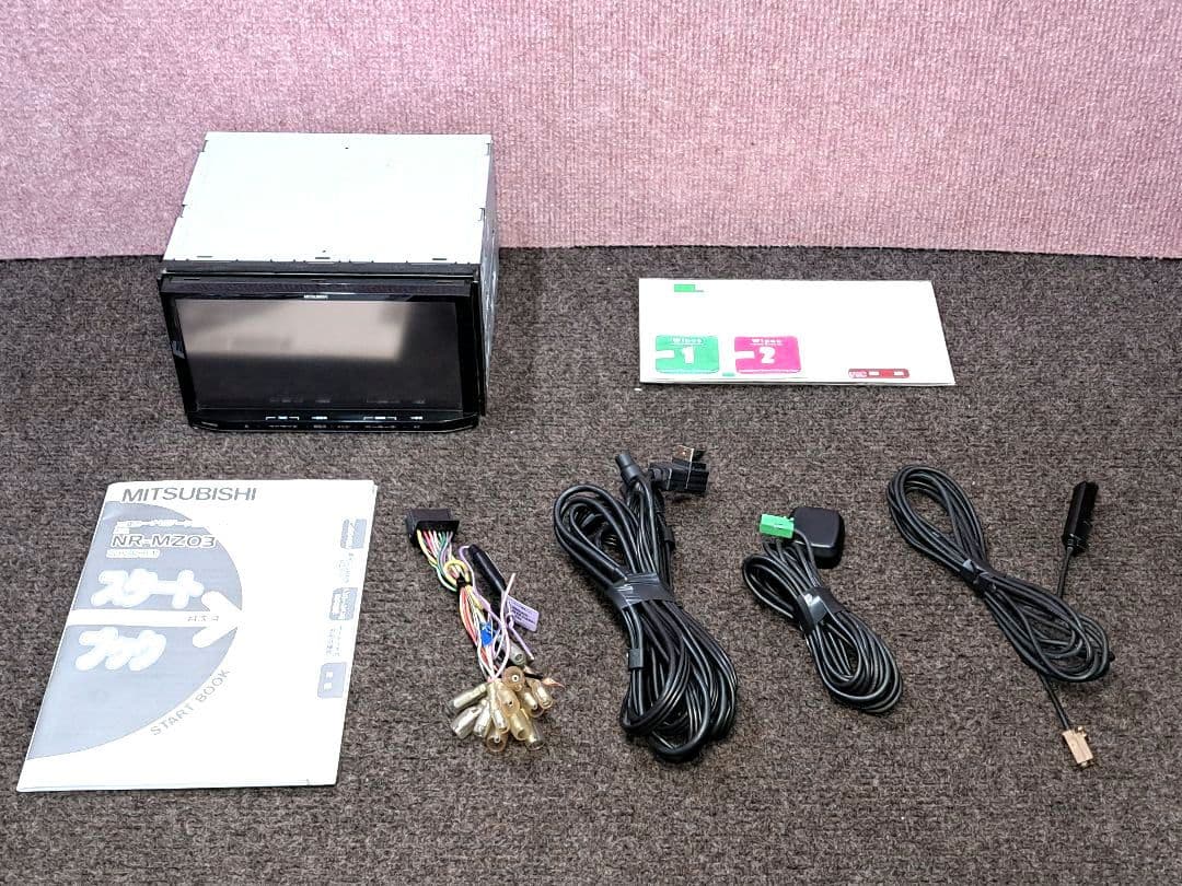 ◆三菱電機 NR-MZ03 BT対応・DVD再生・ワンセグTV◆動作良好