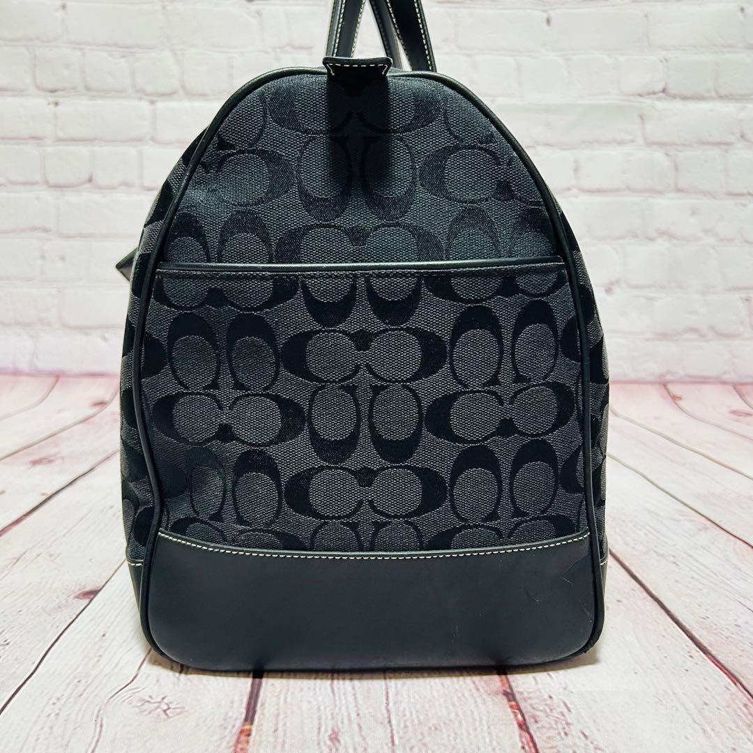 【COACH】 メンズ ボストンバッグ シグネチャー 旅行 2Way 鍵付き